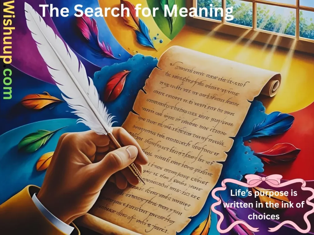 The Search for Meaning