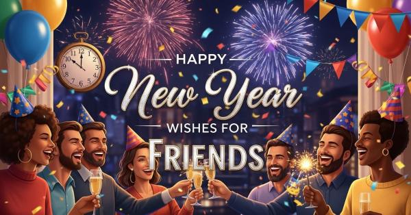 Happy New Year Wishes for Friends